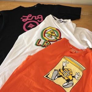 3 LRG Men’s Medium T-Shirts